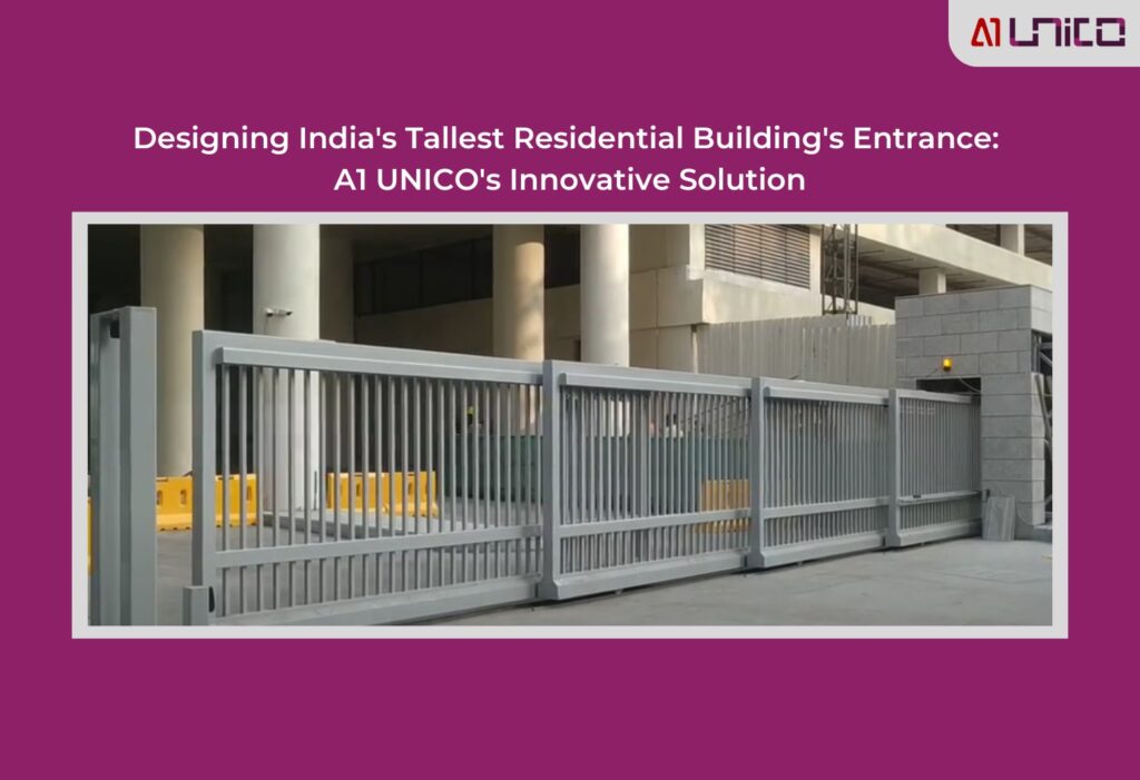 Designing India's Tallest Residential Building's Entrance Gate: AT UNICO's Innovative Solution