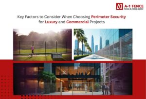Perimeter Security Fencing for Luxury & Commercial