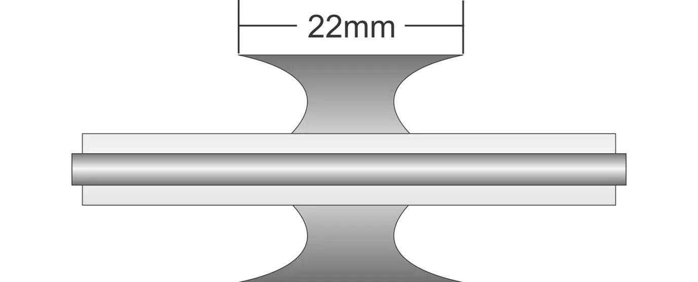 concertina coil medium blade feature